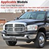 Jogscay License Plate Bracket Accessories for Dodge Ram 1500 2003-2008,