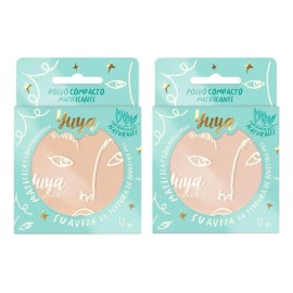 Duo Polvo Compacto Yuya Tono Pc07 Y Pc08 Maquillaje En Polvo