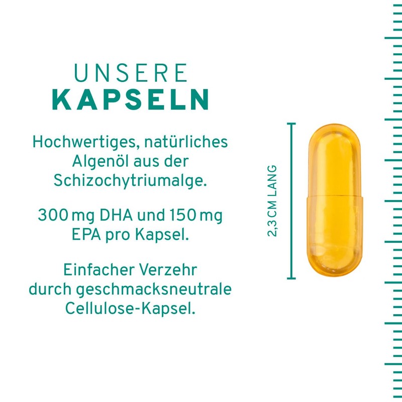 InnoNature Omega3 2:1 DHA/EPA | Natural from the Microalgae Schizochytrium