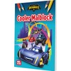 DC Batwheels: Cooler Malblock: Ausmalbilder mit Fahrzeugen und Superhelden ab