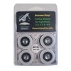 Light Rail Extreme Duty Trolley Wheel Set Robotic Grow Light