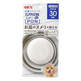 Gex GEX Pure Crystal, PON for Dishes, Antibacterial Ceramic to Maintain Clean Water, For Dogs, 1 Piece