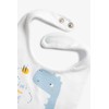 Chicco Unisex Baby Soft Cotton Feeding Bibs (Pack of 5),