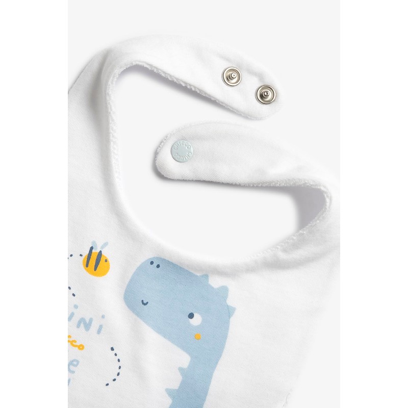 Chicco Unisex Baby Soft Cotton Feeding Bibs (Pack of 5),