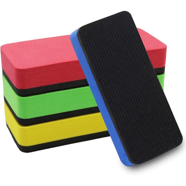 Pack of 2 Whiteboard Sponge (Magnetic Wiper for Dry Cleaning