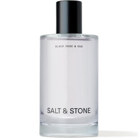 Salt & Stone Body Mist, Black Rose & Oud Scent, Skincare Infused Perfume Hair & Body Spray for Women and Men, Hydrating Fragrance with Glycerin and Red Algae, Vegan, Cruelty Free, 3.4 fl oz