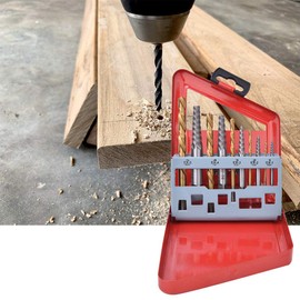 Left Hand Drill Bit, 10 Pcs Drill Bit Screw Extractor Set, Left Hand Plated Drill Bit, for Manual Removal of Hex Head, Screwdriver Bit Sets