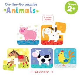 On-The-Go Puzzles Animals 2+ Toddler Puzzle