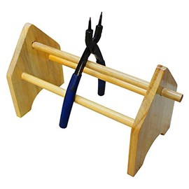 Wooden Pliers Rack Stand Jewelers Tool Holder Holds 10 Pliers
