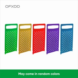 Graters for Kitchen - All-Plastic Kitchen Grater - Grader for Potato, Carrot & Ginger - Kitchen Hand Grater, Dishwasher Safe, 2 Pcs