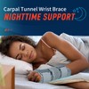 FEATOL Wrist Brace Carpal Tunnel for Women Men, Adjustable Night