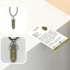 VIE VIE Double Point Pencil Pendant, Black String (Unakite)
