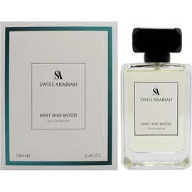 Swiss Arabian Mint and Wood for Men - Sophisticated Modern Man's Fragrance - Spicy, Woody Fragrance with Lemon, Cardamom, and Tonka Bean - 3.4 oz