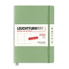 LEUCHTTURM1917 367661 Weekly Planner Medium (A5) 2024, Soft Cover, Sage,
