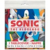 Unique Sonic The Hedgedog Rectangular Plastic Tablecover - (54" x