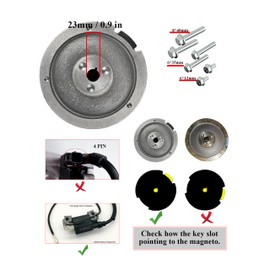 YAMAKATO Electric Start Flywheel for Honda Gx340 GX390 11HP 13HP Small Engines 339cc-389cc