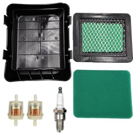 LIZAPUS TB240 Air Filter cover Compatible with Troy Bilt TB240 Lawn Mower 160cc 12AVB2AQ711 21" Carb Spark plug