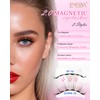 EMEDA Natural Look Magnetic Eyelashes Kit - 2 Pairs Reusable