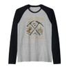 Rock Hound Geology Fossil Hunter Mineral Collector Gift Raglan Baseball