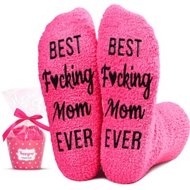 HAPPYPOP Mothers Day Gifts Socks - Gifts for Mom from Daughter Son, Best Mom Ever Socks, Stocking Stuffers