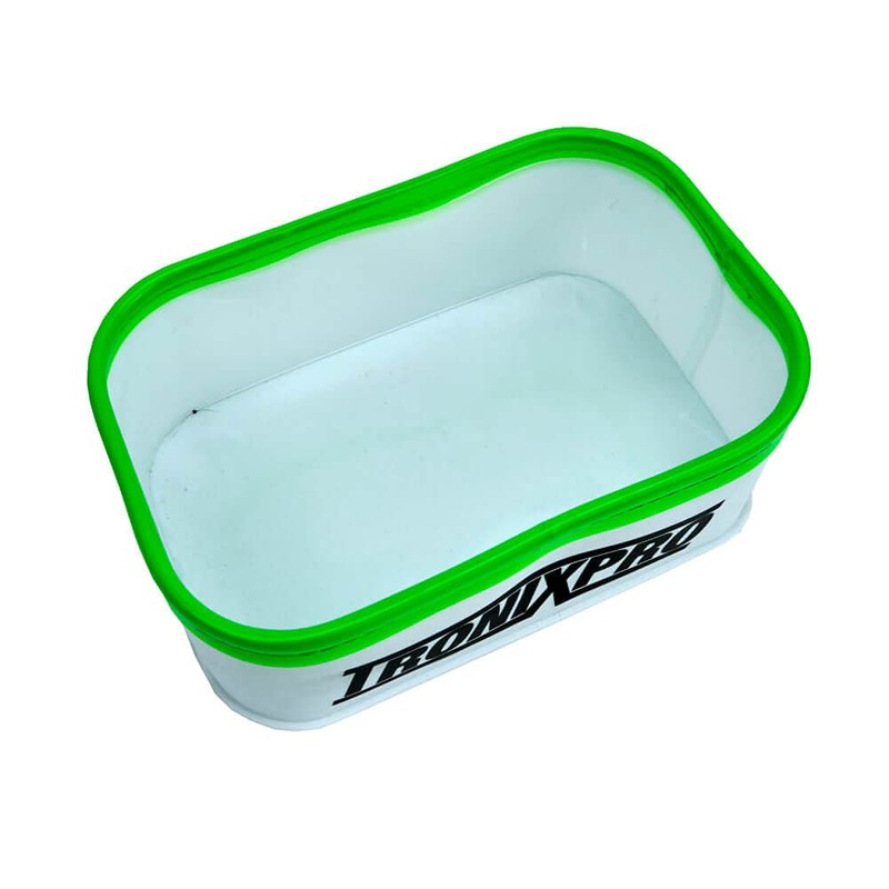 Tronixpro Bait Tray (Small), 22x16x9cm, White/Green