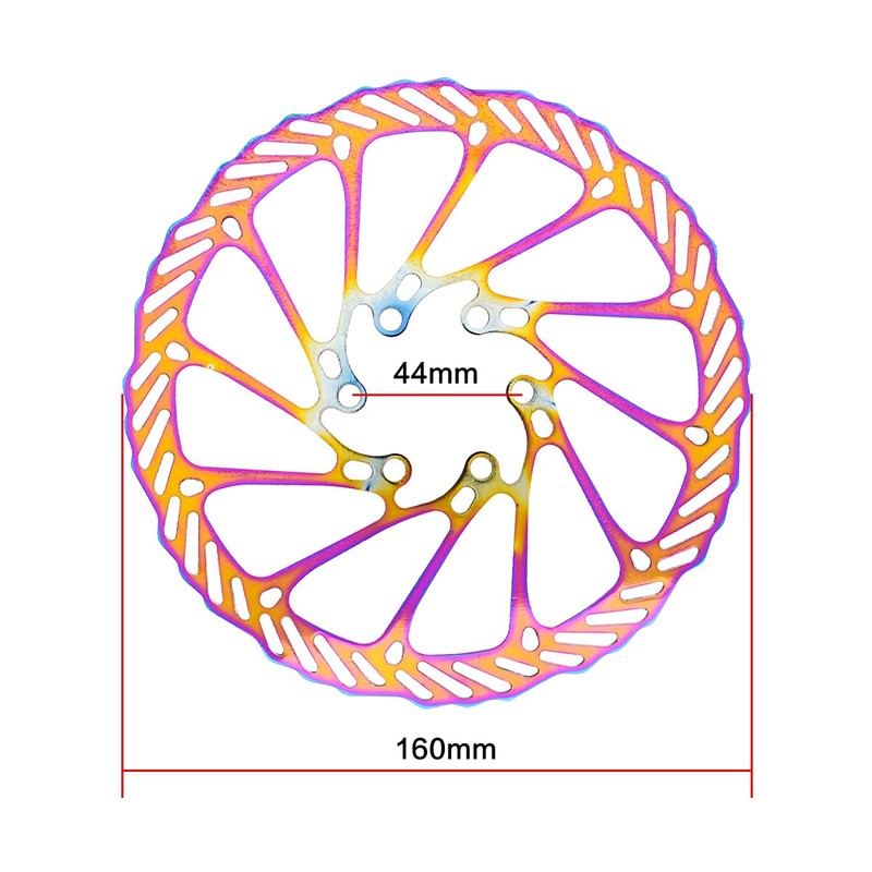 Chooee 160mm Bike Disc Brake Rotor，MTB Brake Rotor 160mm With