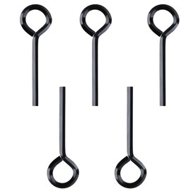 Abeillo 5 Pack 5/32 Allen Wrench Standard Hex Dogging Key with Full Loop, Solid Metal Allen Key Set for Push Bar Panic Exit Devices