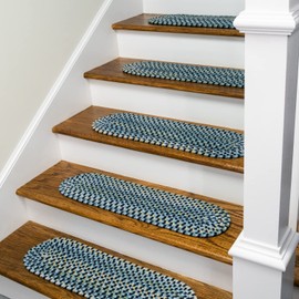 Colonial Mills Charlesgate Stair Treads - Blue 8"x28" (Set 4)