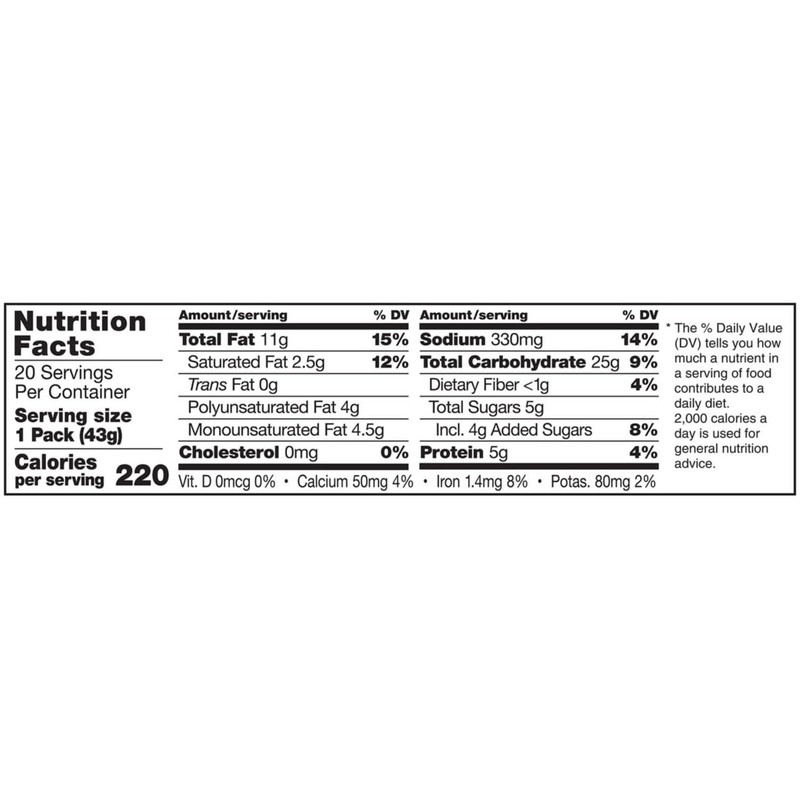 Lance ToastChee Peanut Butter Crackers Pack – 1.52 oz. (40