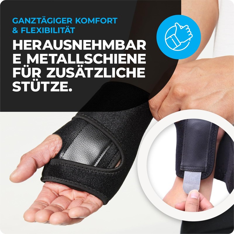 VITTO Wrist Support - Hand Bandage for Tendonitis, Carpal Tunnel