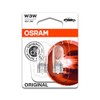2x Genuine Osram Original W3W (504) 3w 12v Clear Bulbs