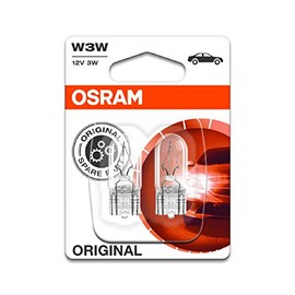 2x Genuine Osram Original W3W (504) 3w 12v Clear Bulbs [2821-02B] - Part Number 2821-02B