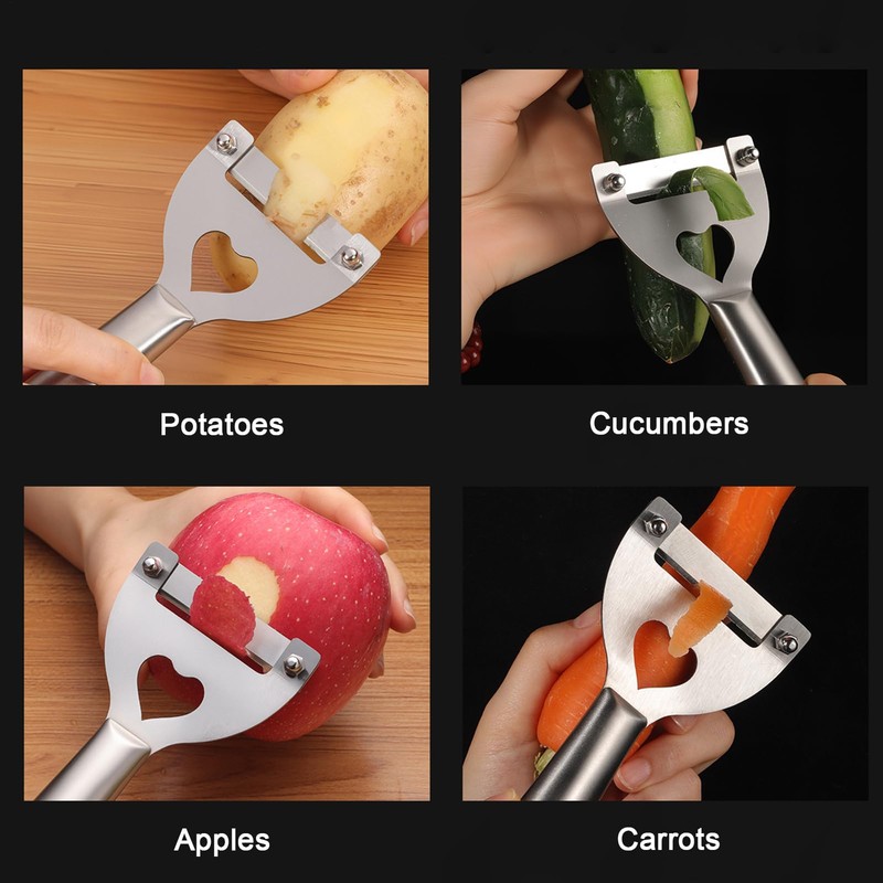 Vegetable Peelers for Kitchen,Cucumber Peeler - Ergonomic Handle Planing Grater