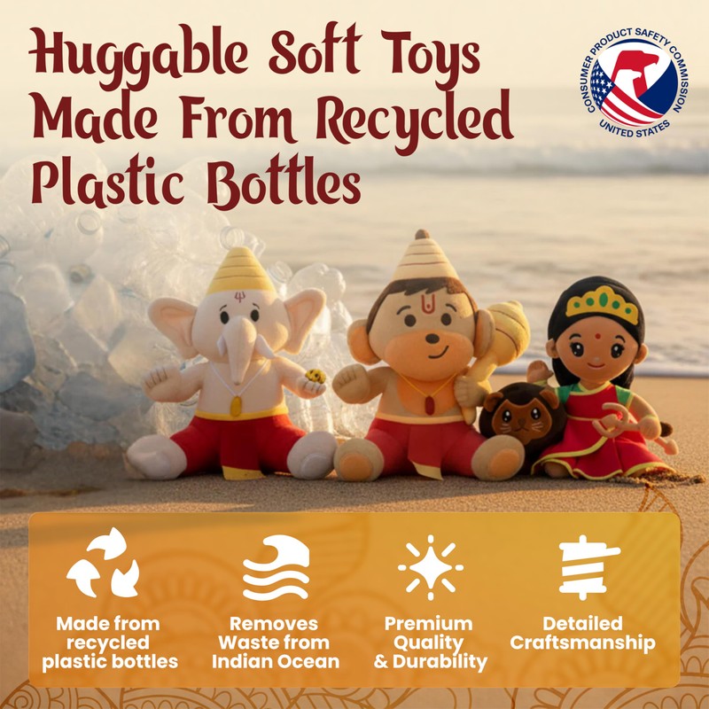 MODI Toys Baby Ganesha (Mega 55 cm) Stuffed Plush Toy