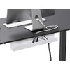 Monoprice Under Desk Cable Tray - Steel with Power Supply