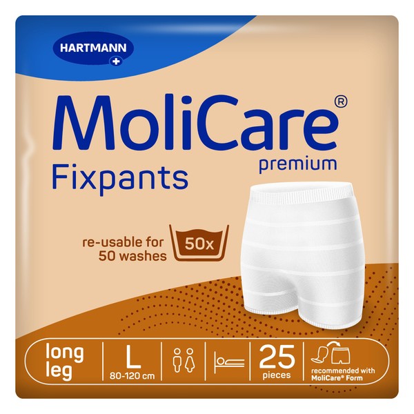 MoliCare Premium Fixpants Incontinence Fixing Pants Large Pack of 25