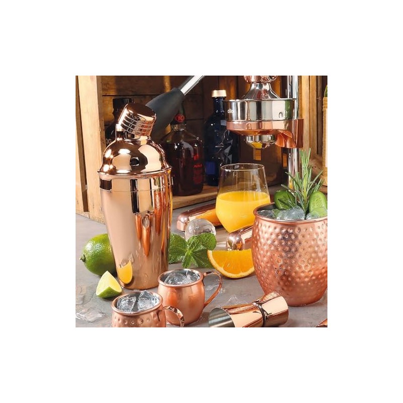 Cilio KP0000200393 Cocktail Shaker, 18/8 Stainless Steel, 500 ml, One