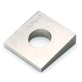 Beveled Square Washers in 304 Stainless Steels - 1/4" - 1" (25, 1/2")