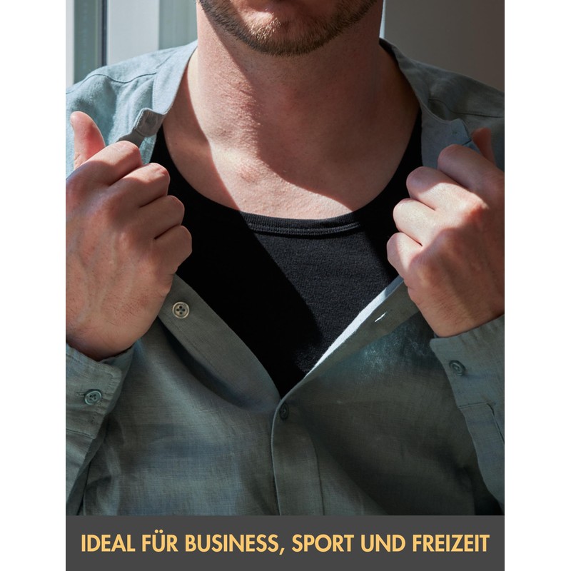 Basic Treasure Pack of 5/6 Men's 100% Cotton Tank Top,