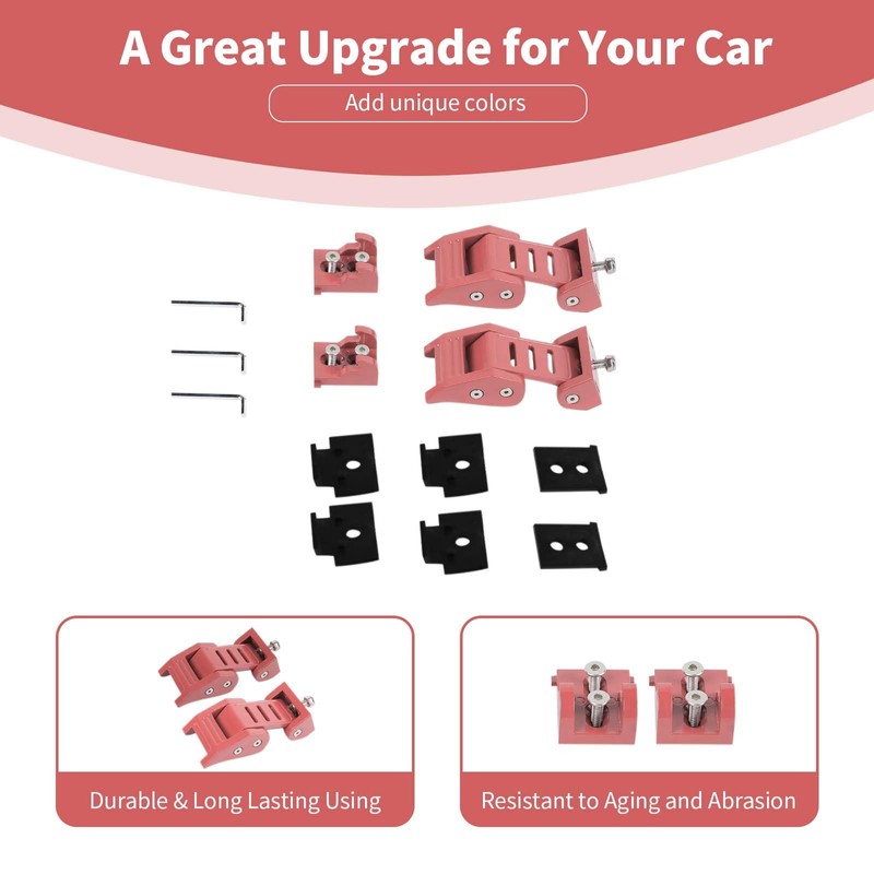 PDKLIN for Jeep Hood Latches Lock Catch Kit for Jeep
