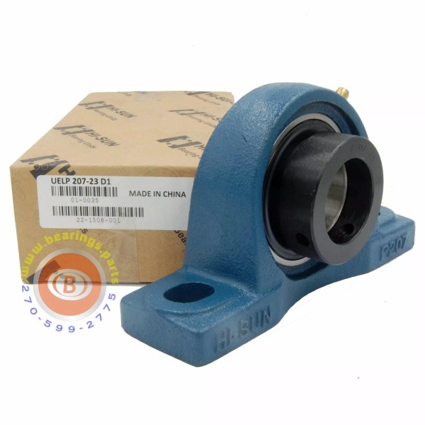 Hi-Sun 1.4375 in Pillow Blocks Cast Iron HCP207-23 Mounted Bearing