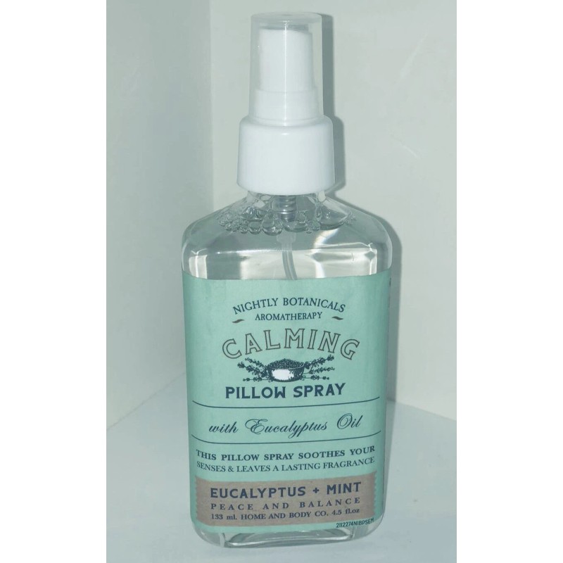 Home And Body Co. Nightly Botanicals Aromatherapy CALMING Pillow Spray