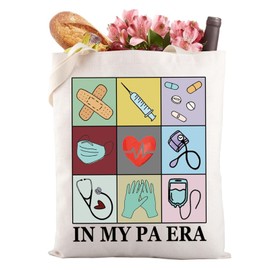 LEVLO Tragetasche für Arzthelferin, Geschenk für Krankenschwester, Schulabschluss, medizinisches Geschenk für Arzt, Assistent, In My Pa 3t, large