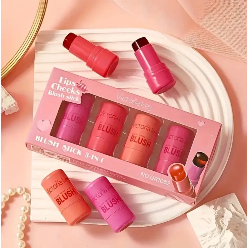 Rubor En Gel Lápiz Blush Jelly 4 Rosa Claro