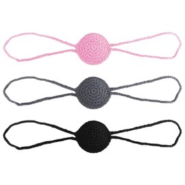 CQQNIU 3 Knitted Nose Covers, Wool Crochet Nose Covers, Warm And Breathable Nose Covers, Nose Ornaments, Unisex, Funny Nose Decoration