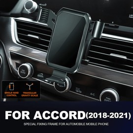 Cell Phone Mount, Phone Holder for Honda Accord 2018 2019 2020 2021 2022 2023, Car Dashboard Cell Phone Holder Compatible with All Mobile Smartphones