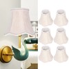 6Pcs European Style Lampshade Cloth Lamp Shade Chandelier Wall Light