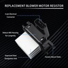 5F9Z-19E624-AA BL3Z-19E624-A YH-1829 HVAC Blower Motor Resistor AC Blower Control