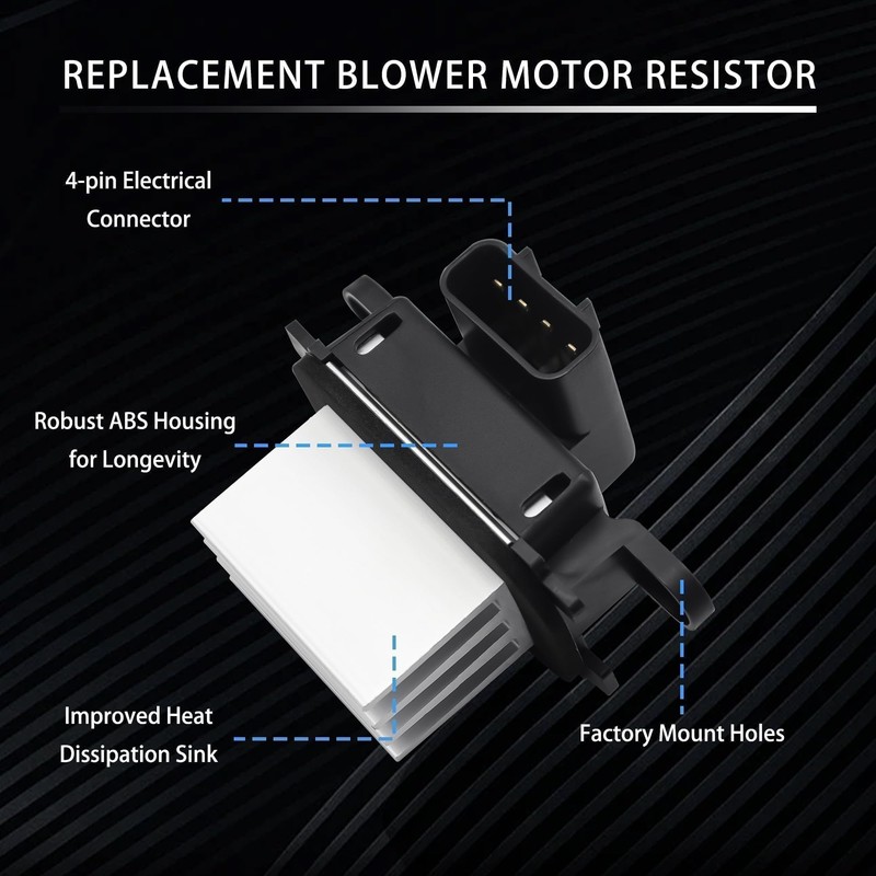 5F9Z-19E624-AA BL3Z-19E624-A YH-1829 HVAC Blower Motor Resistor AC Blower Control