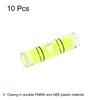 HARFINGTON 10pcs Small Cylindrical Bubble Level Vials 7x26mm PMMA Mini